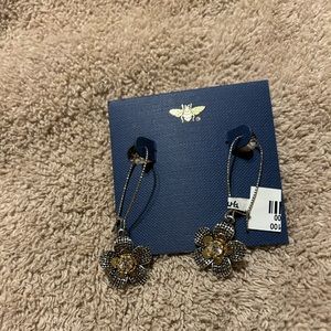 Silver & gold drop style earrings